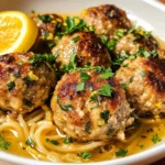 Chicken Piccata Meatballs