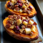 Cranberry Apple Twice-Baked Sweet Potatoes Recipe
