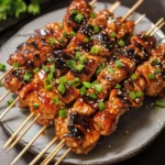 Korean BBQ Chicken Skewers