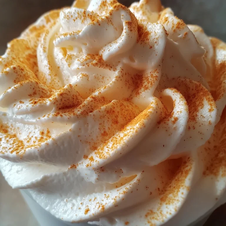 Pumpkin Whipped Cream Topping