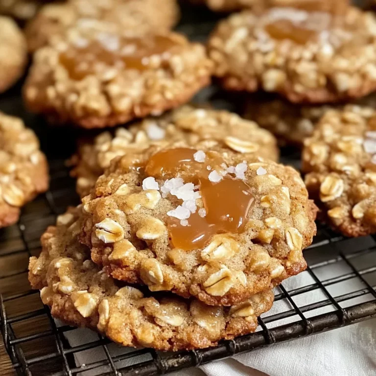 Sweet Iced Apple Cider Caramel Oatmeal Cookies