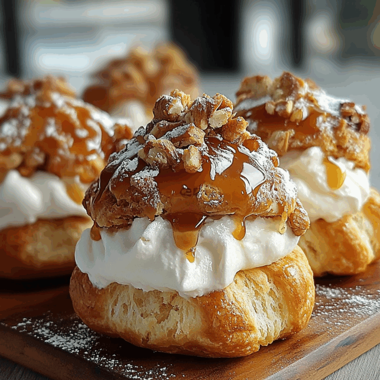 Pumpkin Maple Cream Puffs
