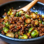 Beef and Brussels Sprouts Stir-Fry